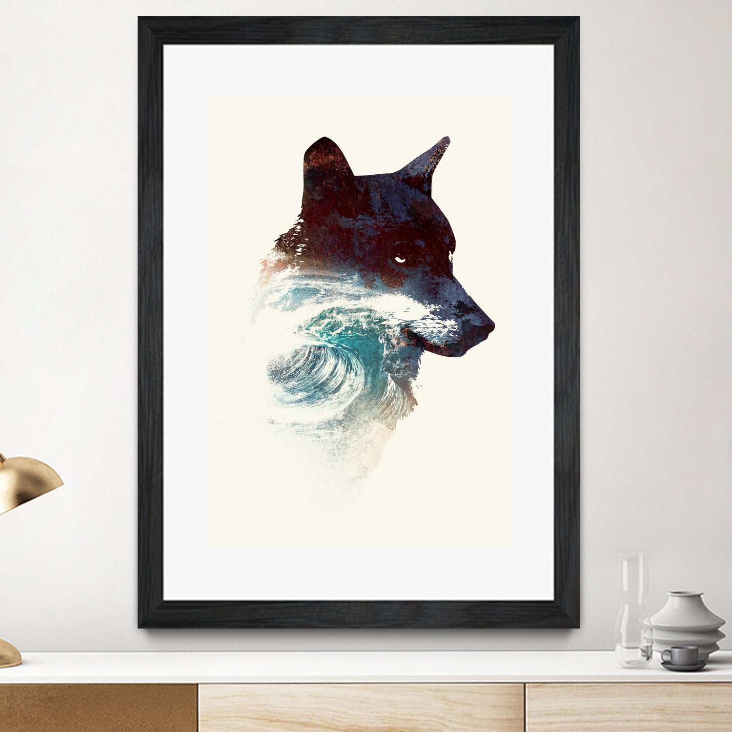 Night Swim by Robert Farkas on GIANT ART - blue digital painting