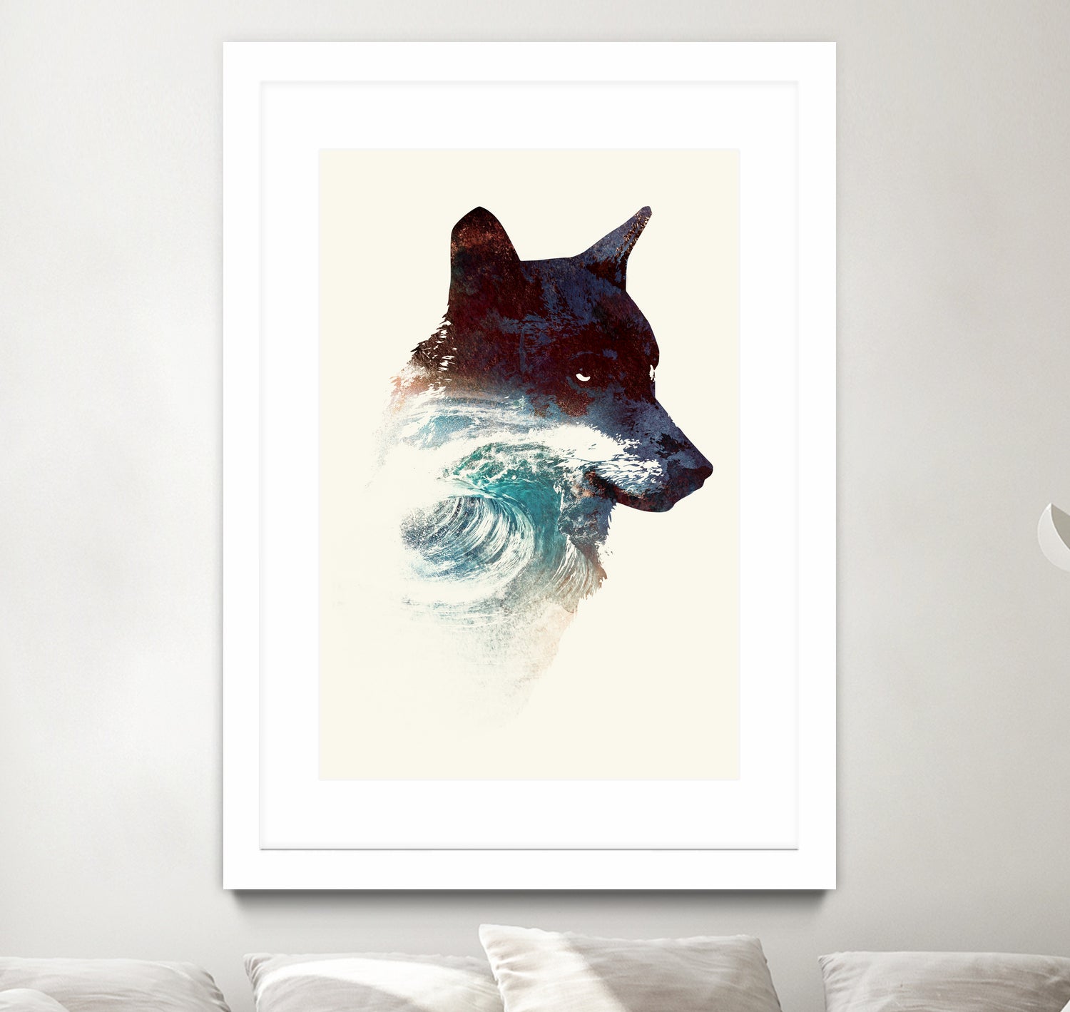 Night Swim by Robert Farkas on GIANT ART - blue digital painting