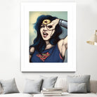 WonderWoman Cosplay by Cristina Dascalu on GIANT ART - blue digital painting