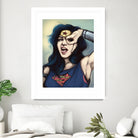 WonderWoman Cosplay by Cristina Dascalu on GIANT ART - blue digital painting