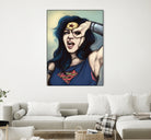 WonderWoman Cosplay by Cristina Dascalu on GIANT ART - blue digital painting