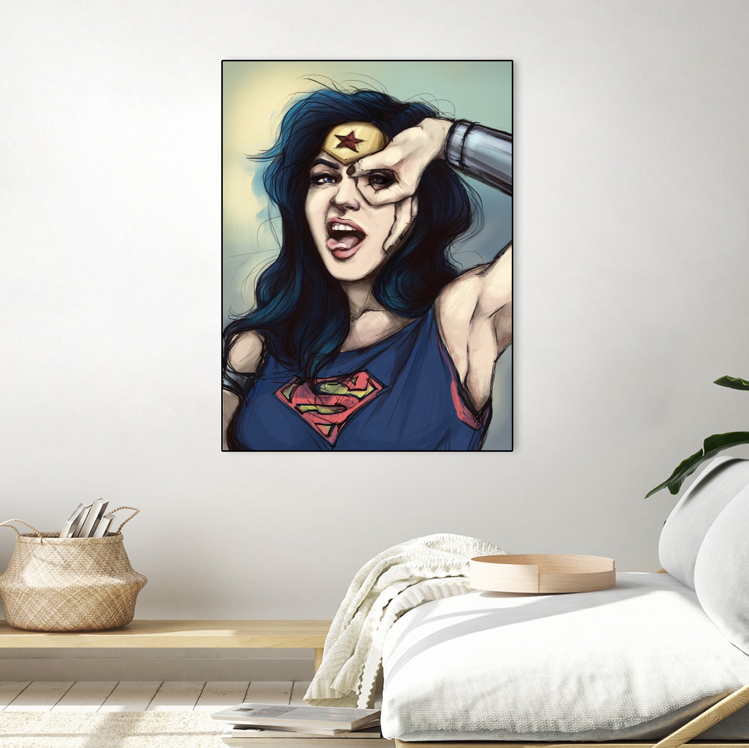 WonderWoman Cosplay by Cristina Dascalu on GIANT ART - blue digital painting