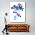 The last apple tree by Robert Farkas on GIANT ART - blue digital painting