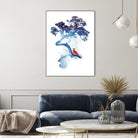 The last apple tree by Robert Farkas on GIANT ART - blue digital painting