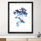 The last apple tree by Robert Farkas on GIANT ART - blue digital painting