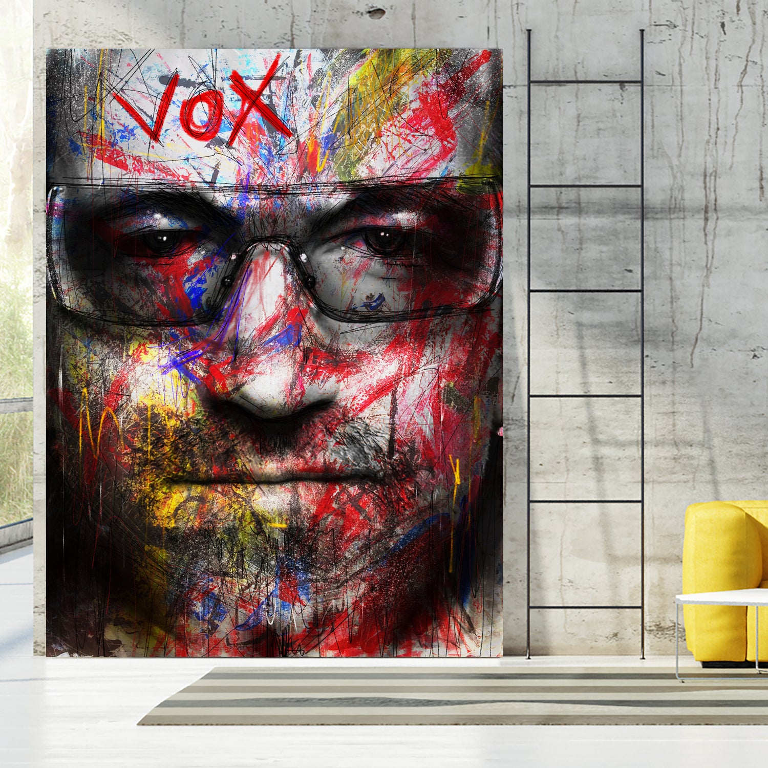 Vox by Daniel Malta on GIANT ART - red digital painting