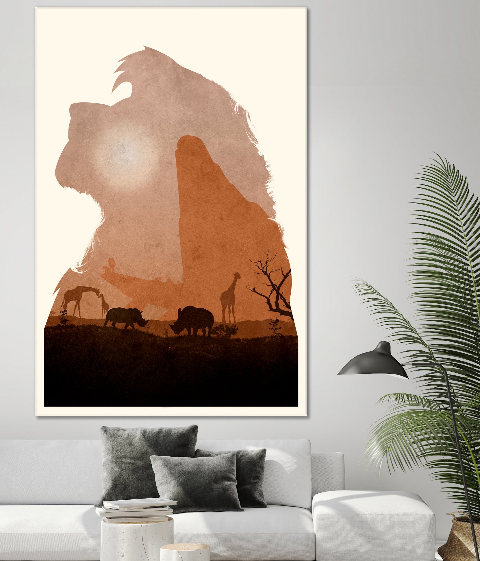 The Lion King (Textless Edition) by Ryan Ripley on GIANT ART - orange digital drawing