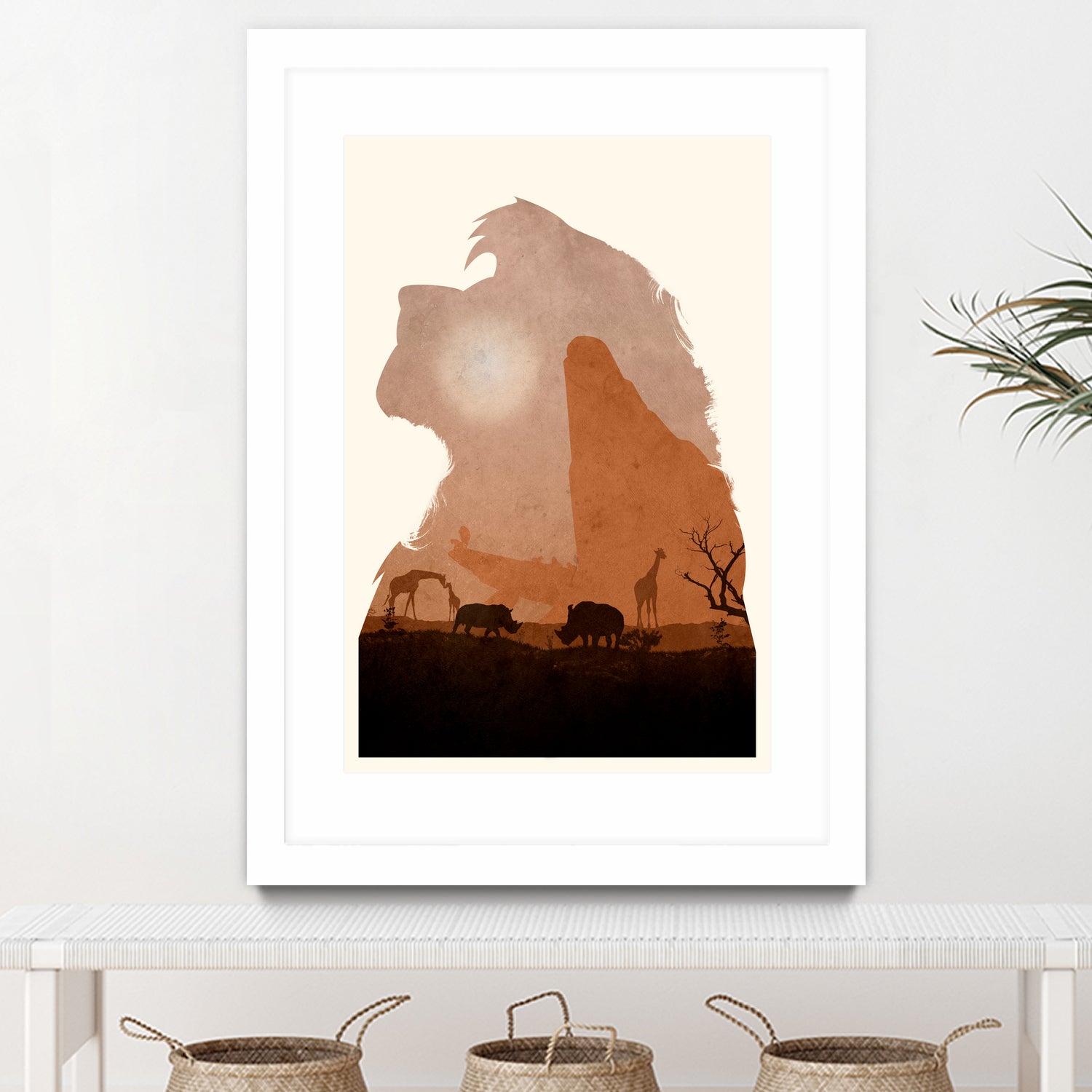 The Lion King (Textless Edition) by Ryan Ripley on GIANT ART - orange digital drawing