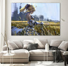 Saber Lily by Ling Wang on GIANT ART - yellow digital painting