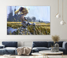 Saber Lily by Ling Wang on GIANT ART - yellow digital painting