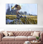 Saber Lily by Ling Wang on GIANT ART - yellow digital painting