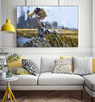 Saber Lily by Ling Wang on GIANT ART - yellow digital painting