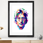 John Lennon in WPAP by J Prayitno Widodo on GIANT ART - white vector illustration