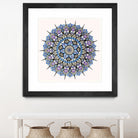 Mandala 03 by Ranka Stevic on GIANT ART - blue mixed media