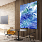 ATLANTIC WAVES by Stevyn Llewellyn on GIANT ART - blue mixed media