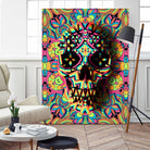 Skull Geo by Ali Gulec on GIANT ART - white digital drawing