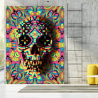 Skull Geo by Ali Gulec on GIANT ART - white digital drawing