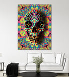 Skull Geo by Ali Gulec on GIANT ART - white digital drawing