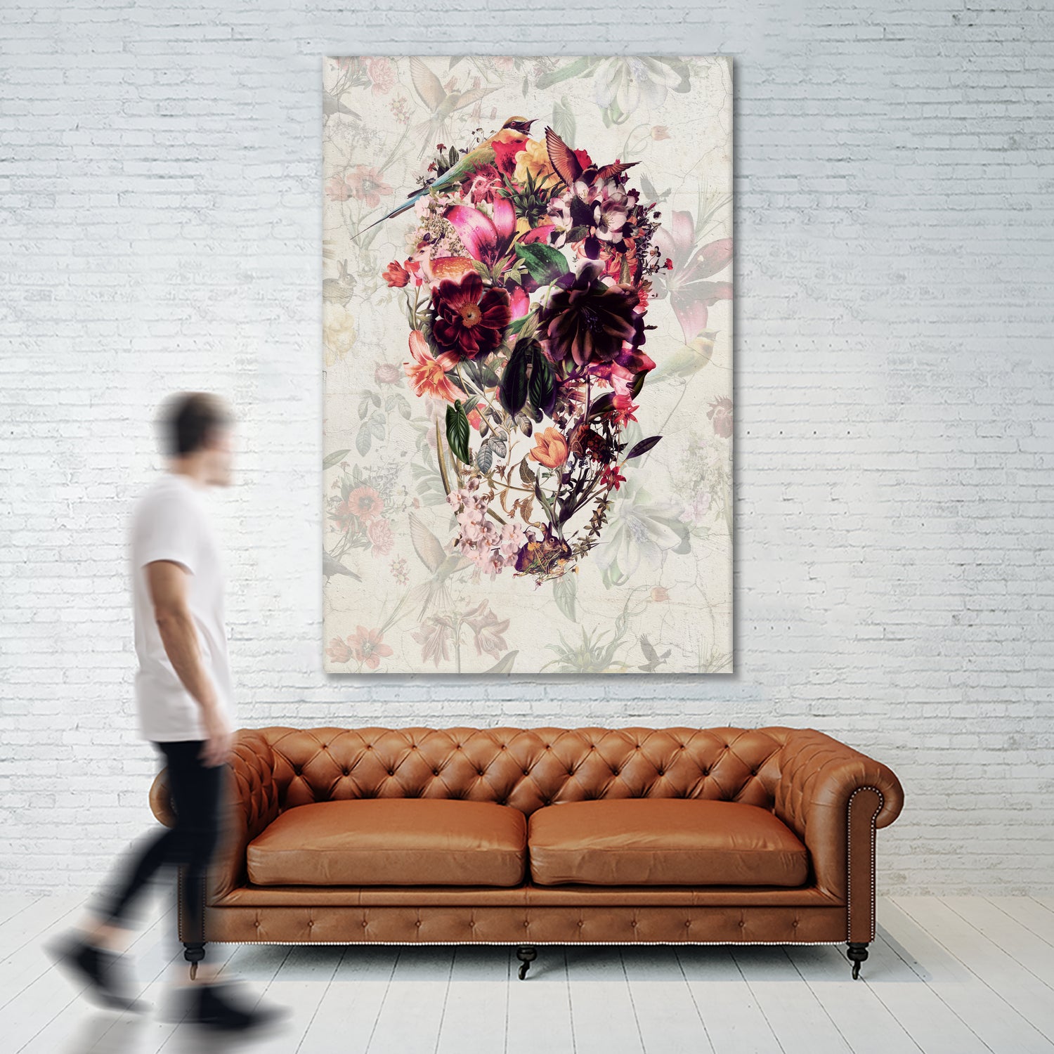 New Skull Light by Ali Gulec on GIANT ART - white photo illustration