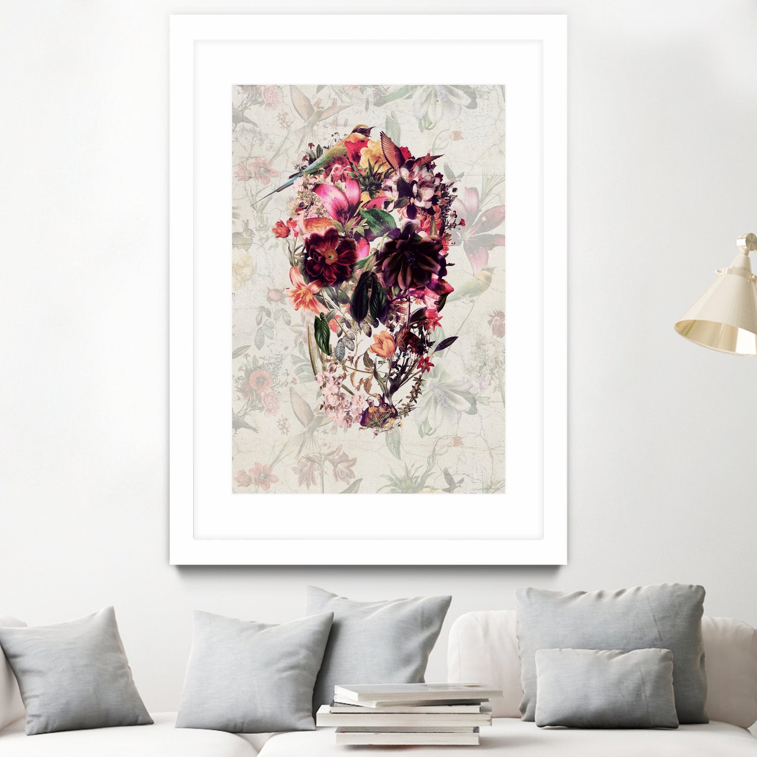 New Skull Light by Ali Gulec on GIANT ART - white photo illustration