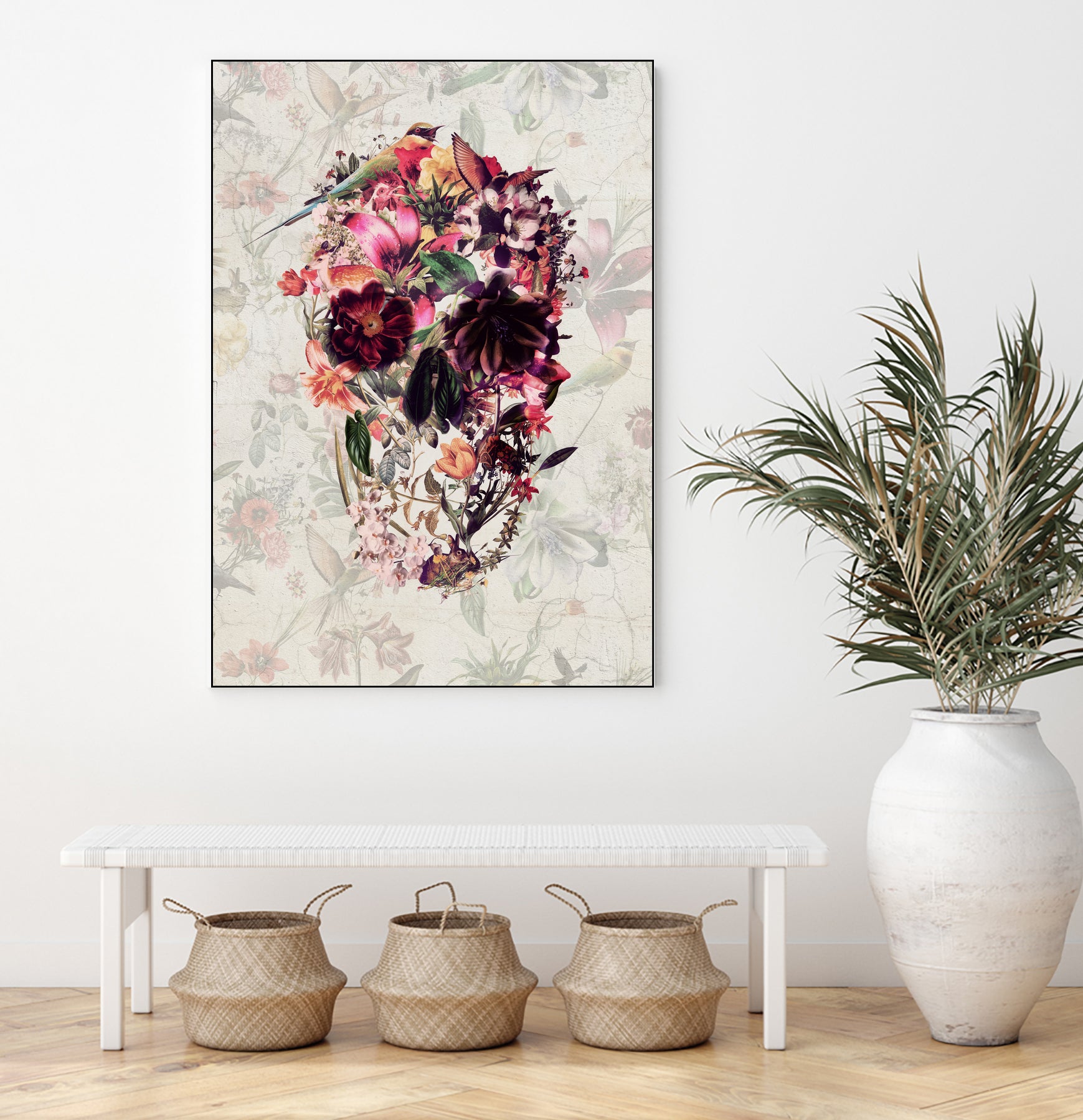 New Skull Light by Ali Gulec on GIANT ART - white photo illustration