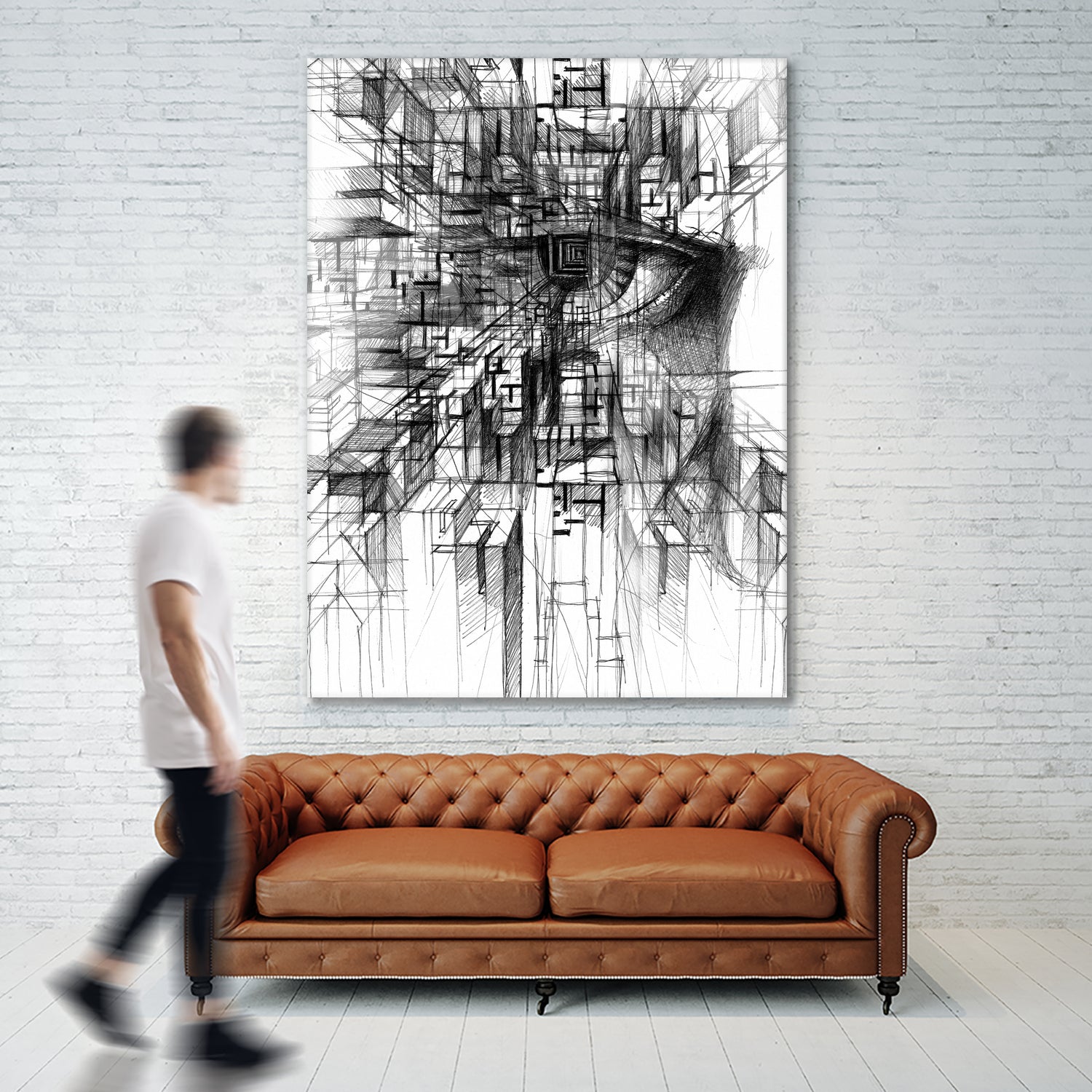 ilusion by Marcin Kowalewski on GIANT ART - gray digital drawing