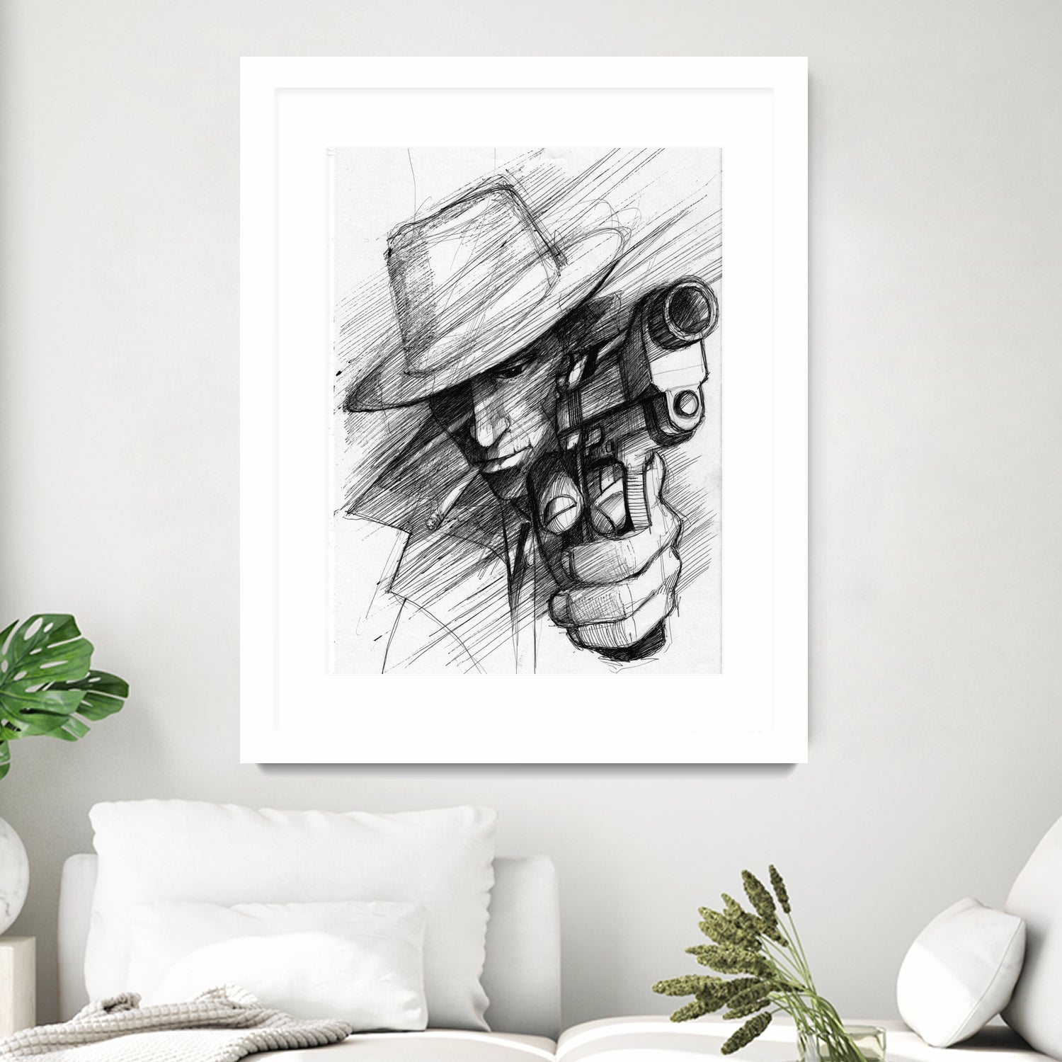 man by Marcin Kowalewski on GIANT ART - white digital drawing