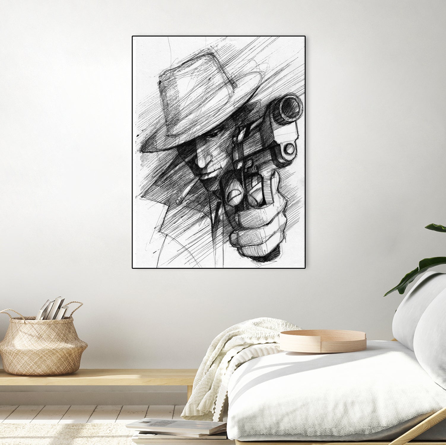 man by Marcin Kowalewski on GIANT ART - white digital drawing