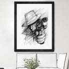 man by Marcin Kowalewski on GIANT ART - white digital drawing