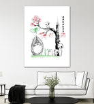 Growing Trees sumi-e by Antonio Camarena on GIANT ART - white digital painting