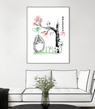 Growing Trees sumi-e by Antonio Camarena on GIANT ART - white digital painting