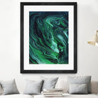 Nebula by Anna Farath on GIANT ART - green mixed media