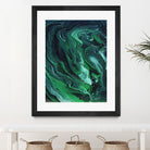 Nebula by Anna Farath on GIANT ART - green mixed media