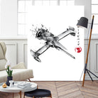 Mono Racer sumi-e by Antonio Camarena on GIANT ART - white digital painting