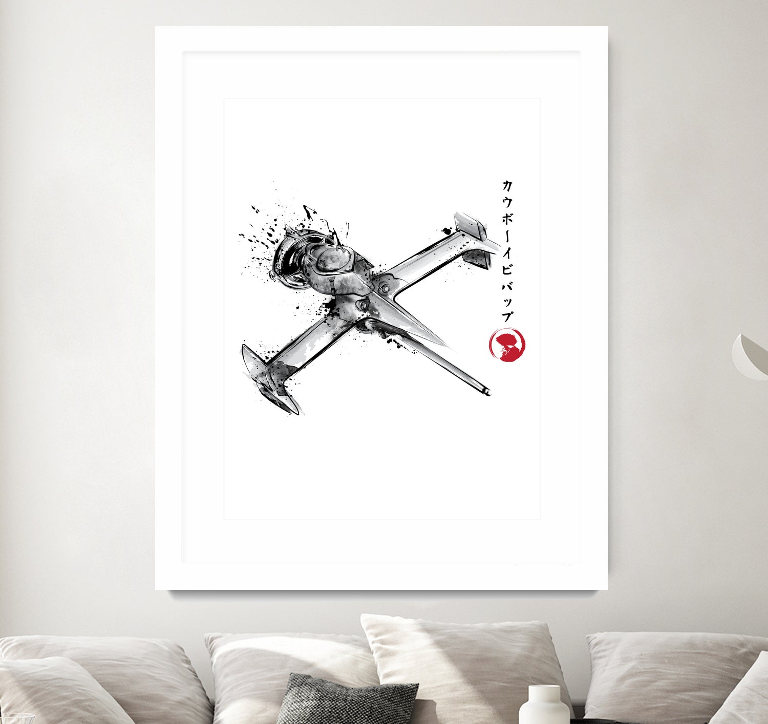 Mono Racer sumi-e by Antonio Camarena on GIANT ART - white digital painting