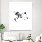 Mono Racer sumi-e by Antonio Camarena on GIANT ART - white digital painting