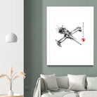 Mono Racer sumi-e by Antonio Camarena on GIANT ART - white digital painting