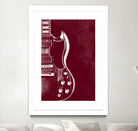 Gibson SG - Angus Young by André Manfrini Garcia on GIANT ART - red digital painting