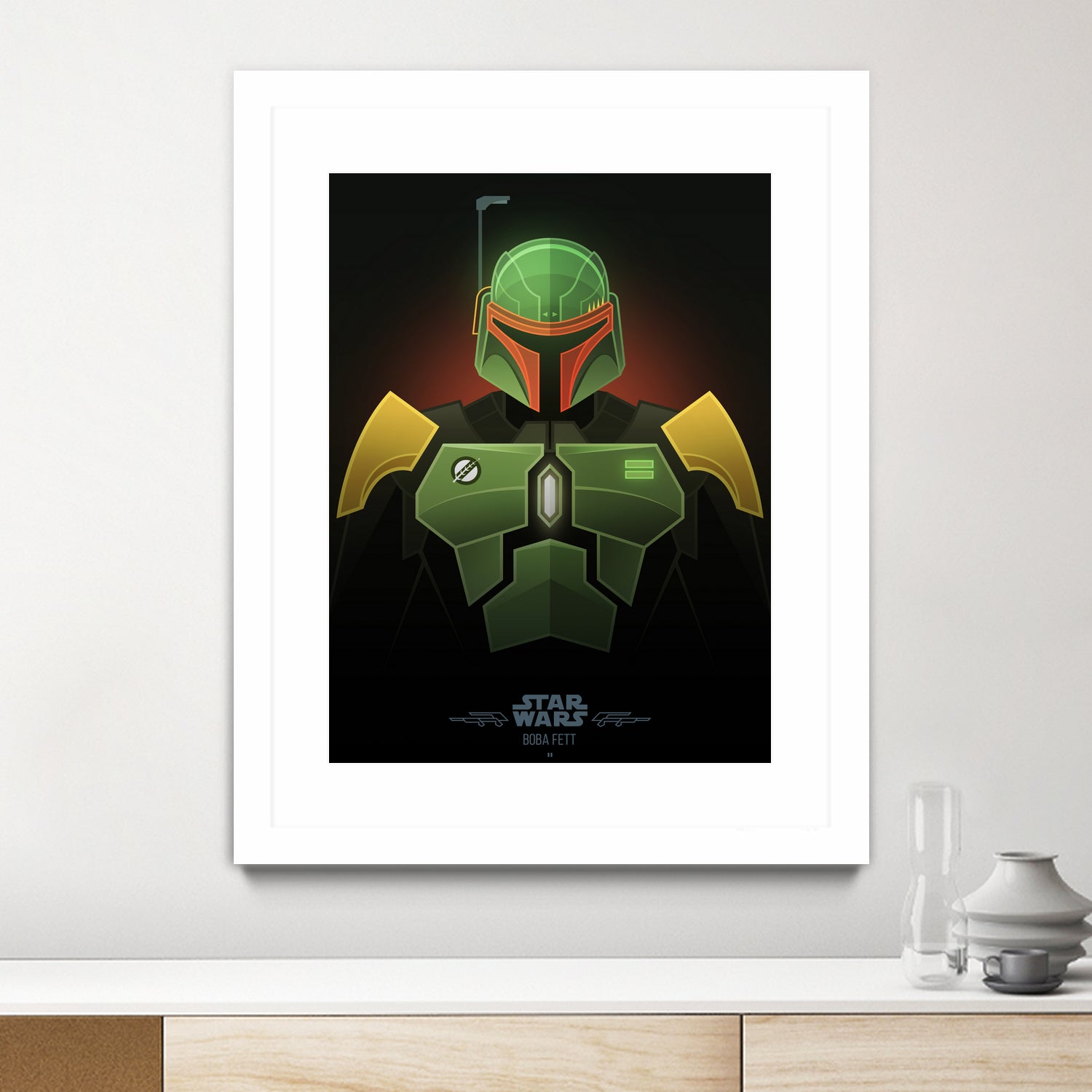 Boba Fett by Jonathan Lam on GIANT ART - green character design