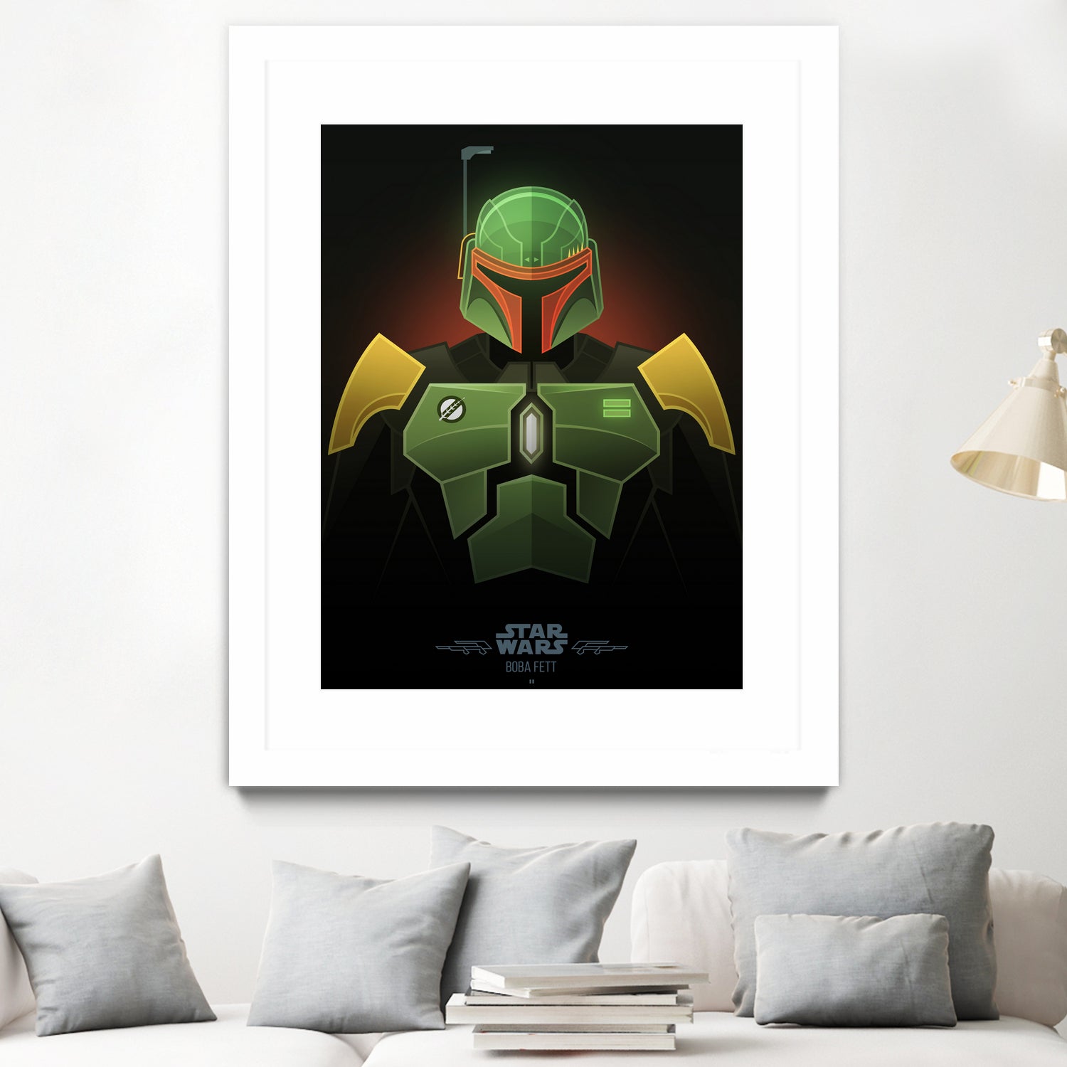 Boba Fett by Jonathan Lam on GIANT ART - green character design