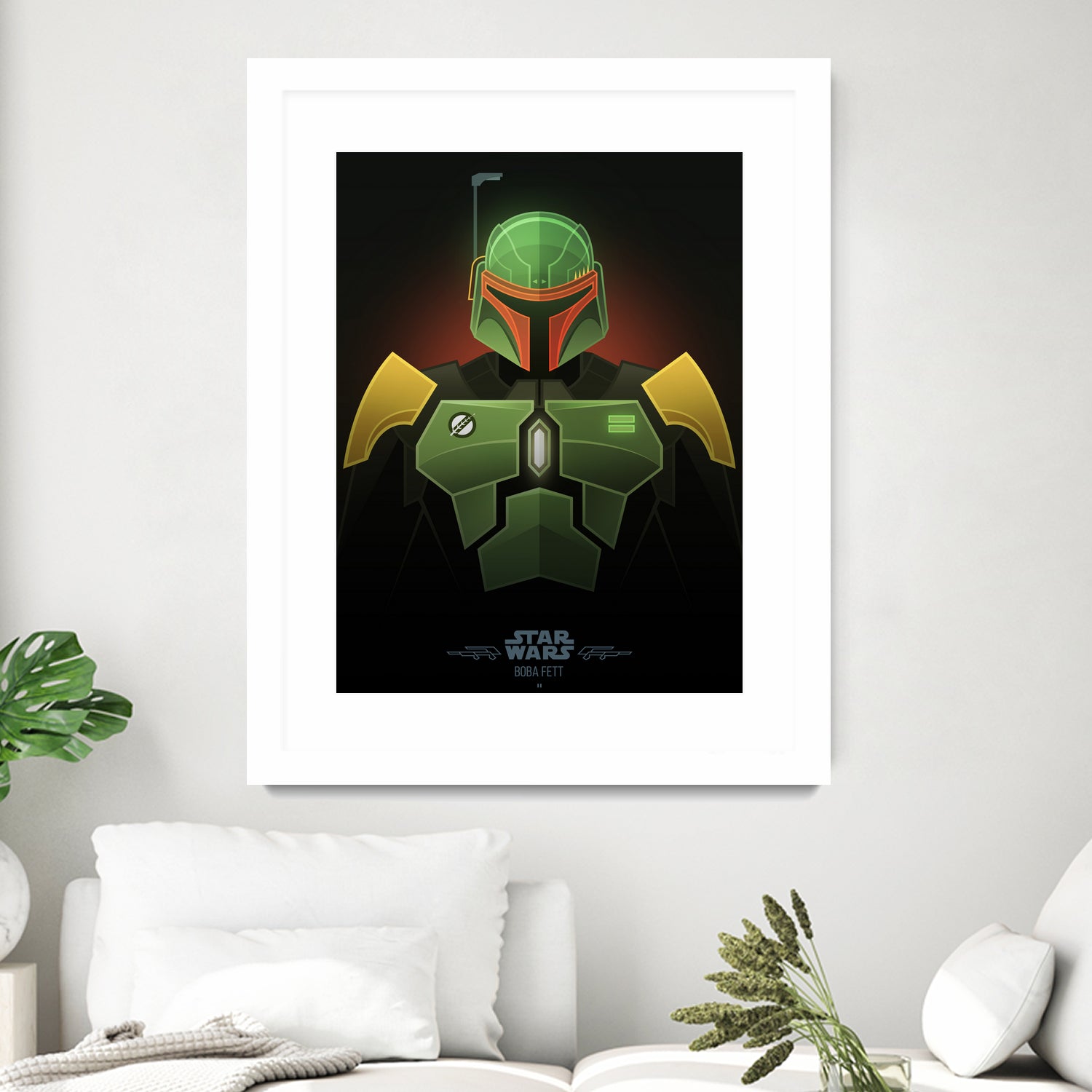 Boba Fett by Jonathan Lam on GIANT ART - green character design