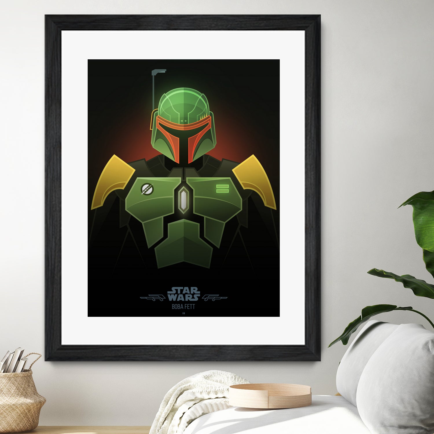 Boba Fett by Jonathan Lam on GIANT ART - green character design