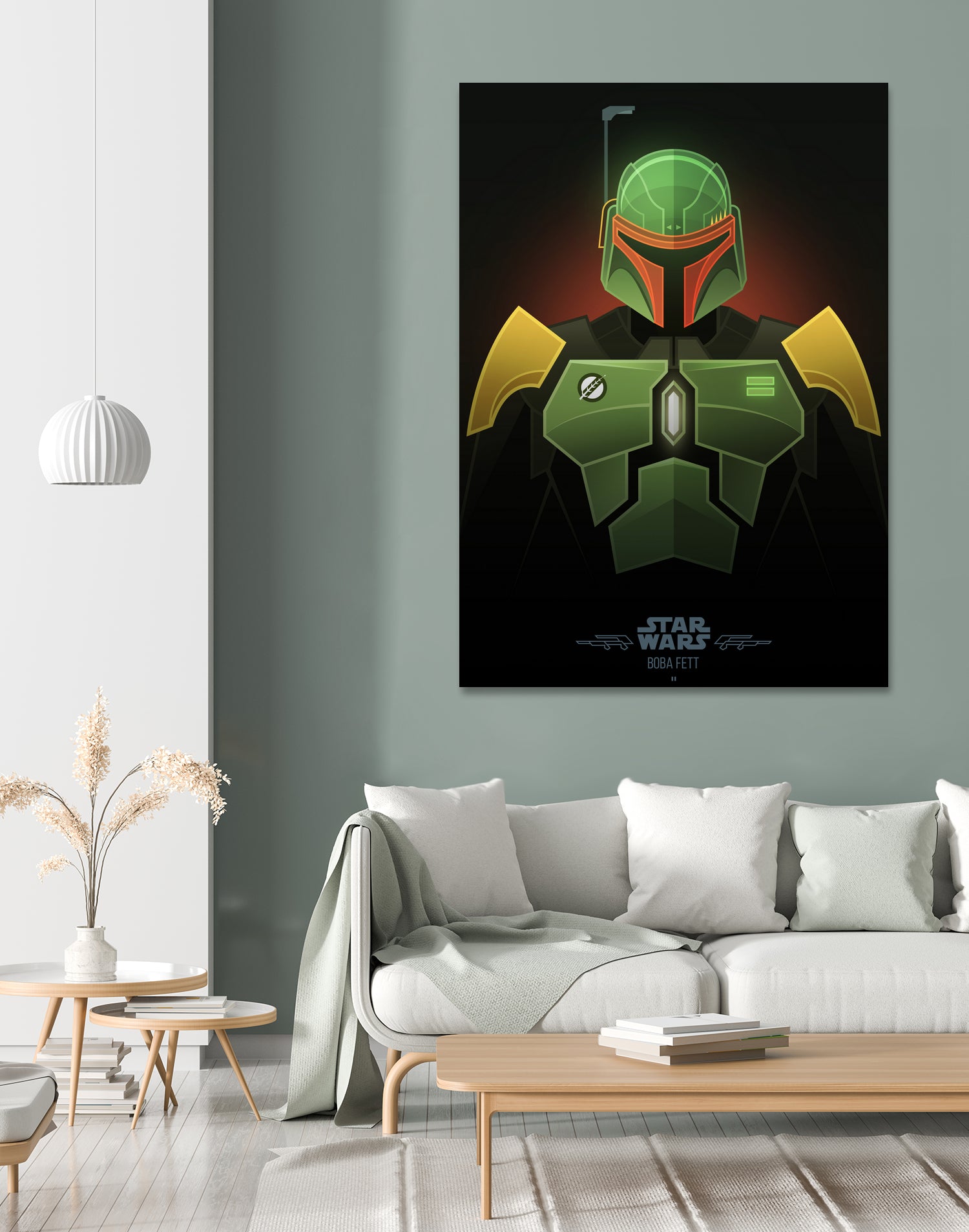 Boba Fett by Jonathan Lam on GIANT ART - green character design