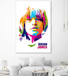 Brian Jones in WPAP by J Prayitno Widodo on GIANT ART - white photo illustration