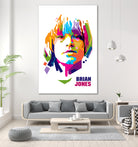 Brian Jones in WPAP by J Prayitno Widodo on GIANT ART - white photo illustration