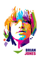 Brian Jones in WPAP by J Prayitno Widodo on GIANT ART - white photo illustration