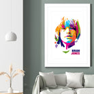 Brian Jones in WPAP by J Prayitno Widodo on GIANT ART - white photo illustration