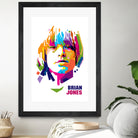 Brian Jones in WPAP by J Prayitno Widodo on GIANT ART - white photo illustration