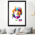 Brian Jones in WPAP by J Prayitno Widodo on GIANT ART - white photo illustration