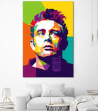 James Dean in WPAP by J Prayitno Widodo on GIANT ART - fuchsia photo illustration